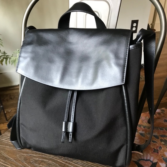 skagen ebba leather backpack
